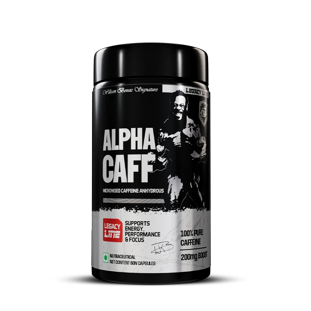 Alpha Caff – 100% Pure Micronised Capsules